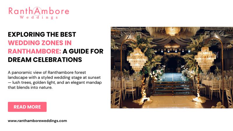Exploring the Best Wedding Zones in Ranthambore: A Guide for Dream Celebrations 